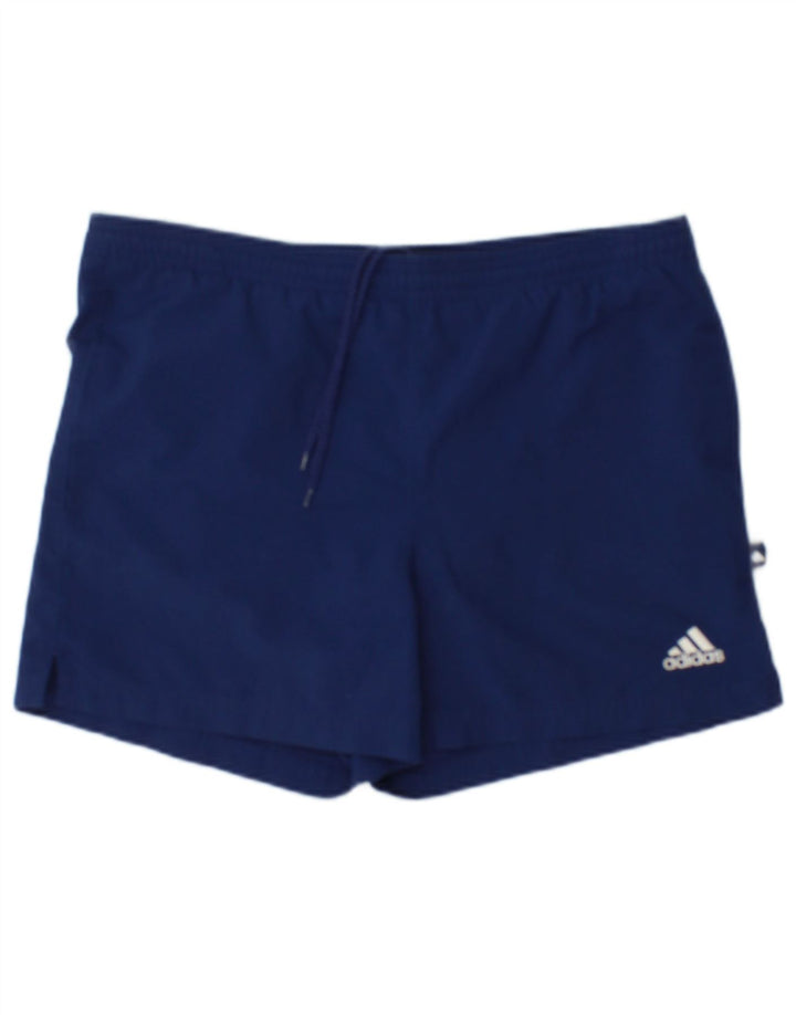 Adidas Mens Sport Shorts Medium Navy Blue Polyester