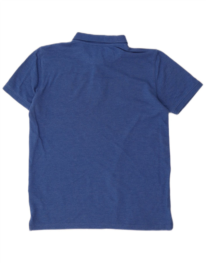 Lyle & Scott Boys Polo Shirt 14-15 Years Blue Cotton