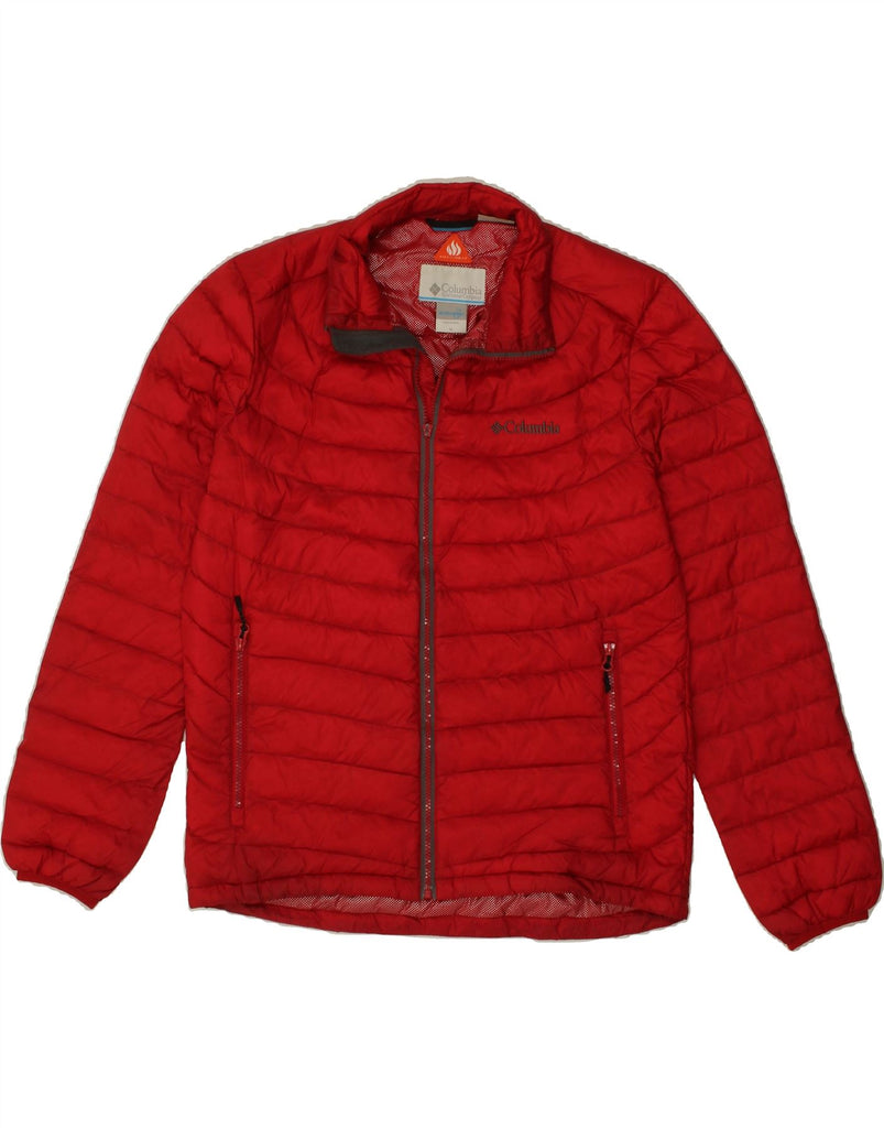 COLUMBIA Womens Omni-Heat Padded Jacket UK 18 XL Red Nylon Vintage Columbia and Second-Hand Columbia from Messina Hembry 