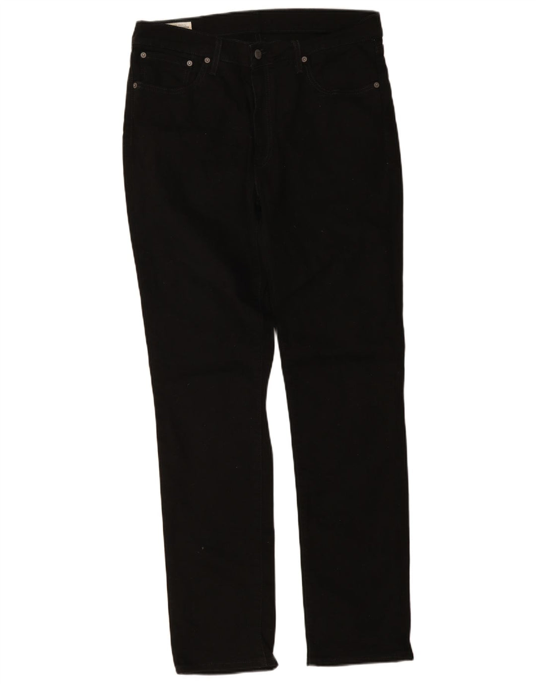 Levi's Mens 511 Slim Jeans W36 L34 Black Cotton