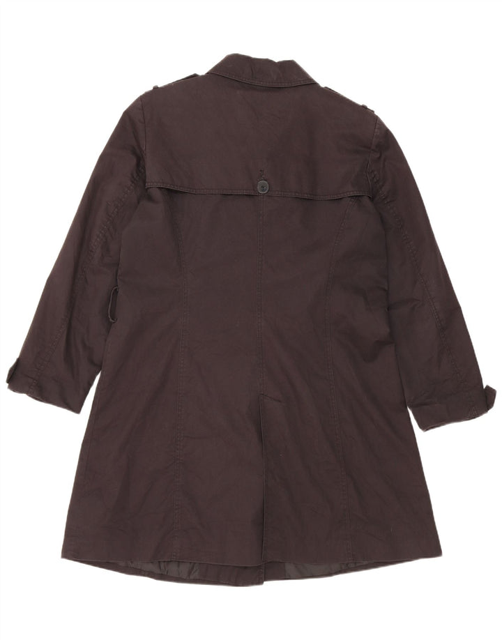 Zara Womens Trench Coat UK 18 XL Black