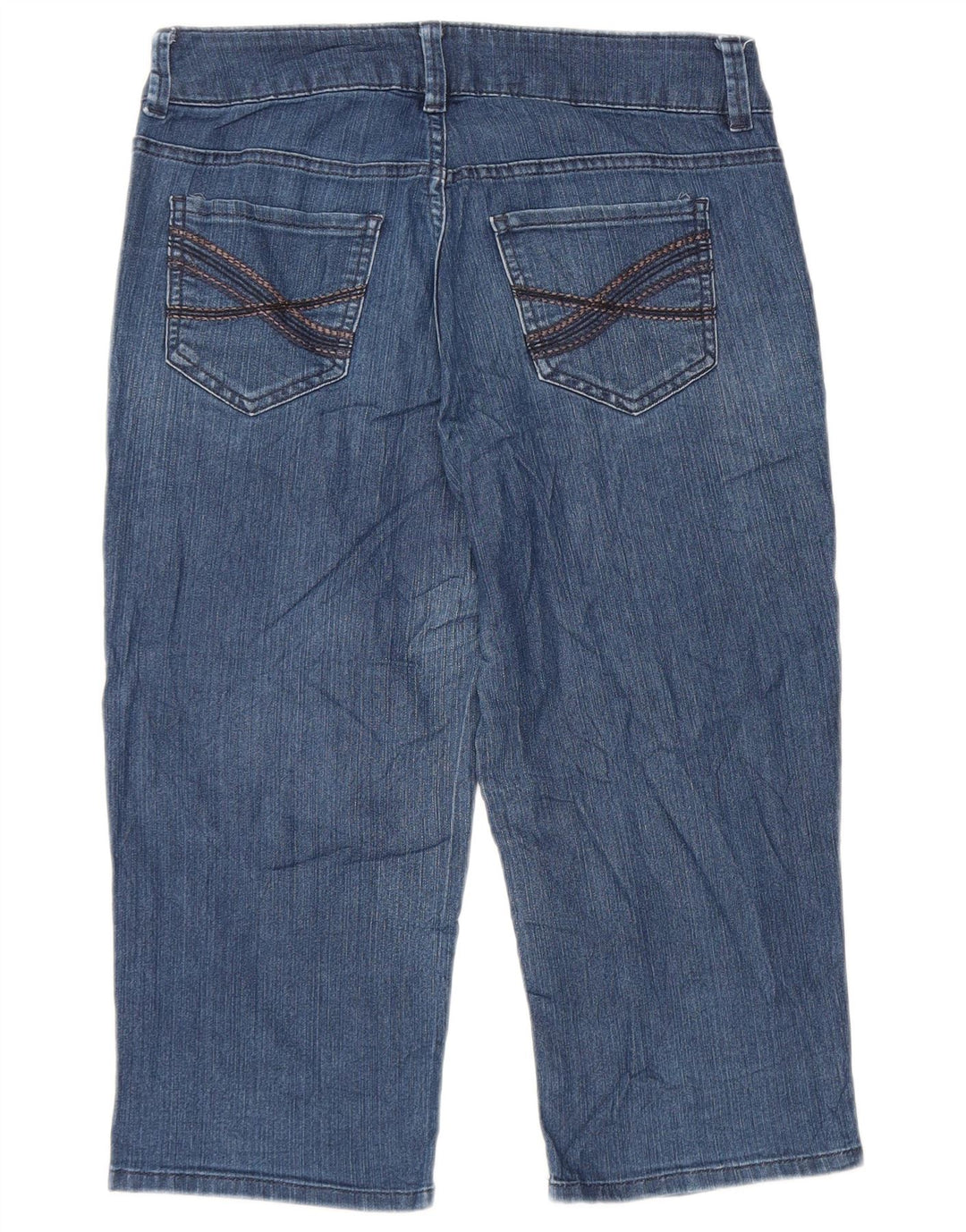 LEE Womens Riders Capri Jeans US 8 Medium W32 L19 Blue Cotton