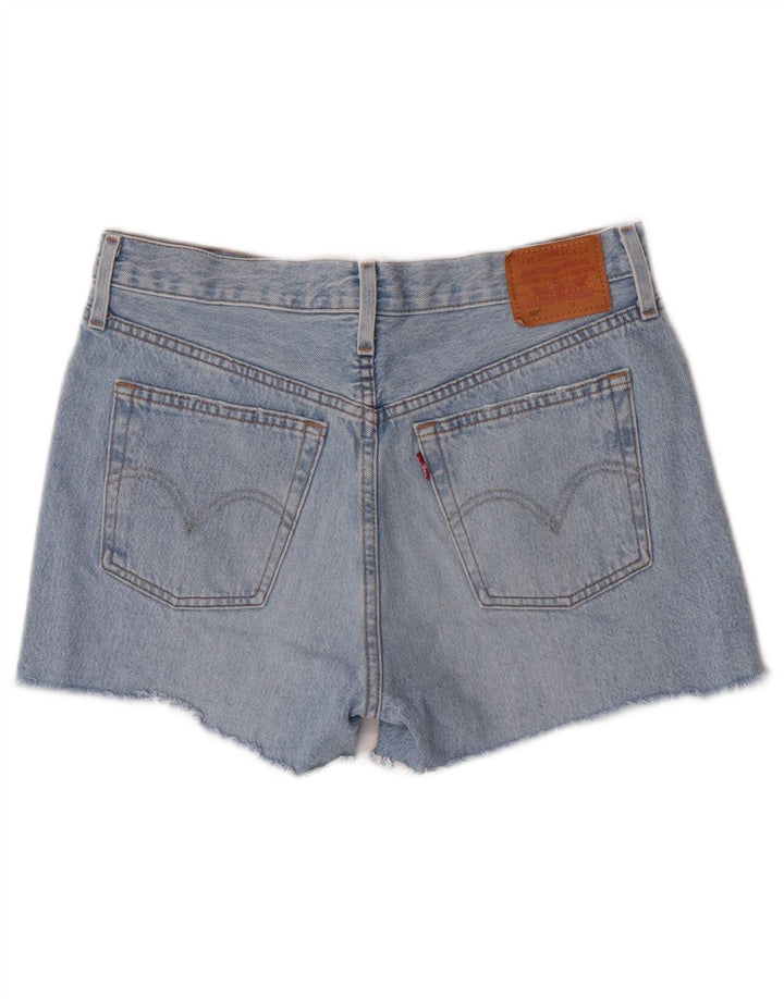 Levi's Womens 501 Denim Shorts W28 Medium  Blue Cotton