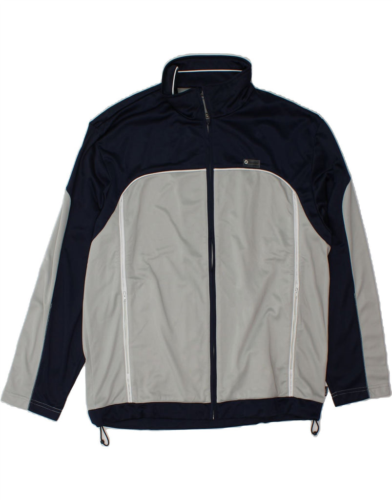 LOTTO Mens Full Tracksuit UK 42/44 XL  Navy Blue Colourblock Polyester Vintage Lotto and Second-Hand Lotto from Messina Hembry 