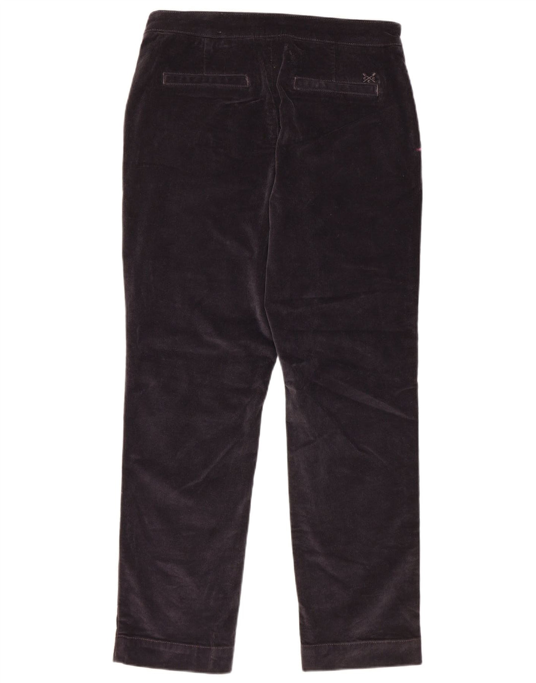 CREW CLOTHING Womens Corduroy Trousers UK 12 Medium W30 L28 Navy Blue