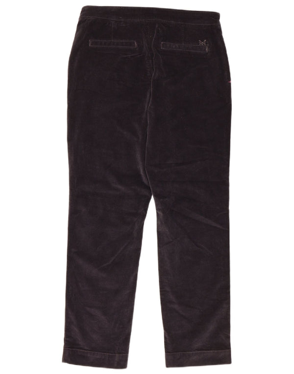 CREW CLOTHING Womens Corduroy Trousers UK 12 Medium W30 L28 Navy Blue