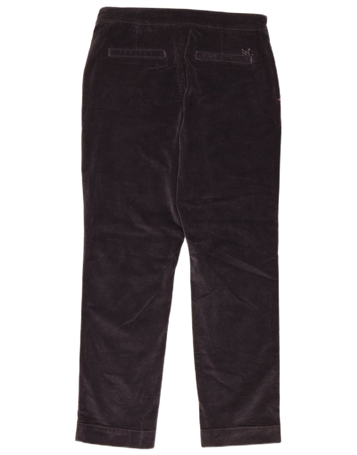 CREW CLOTHING Womens Corduroy Trousers UK 12 Medium W30 L28 Navy Blue