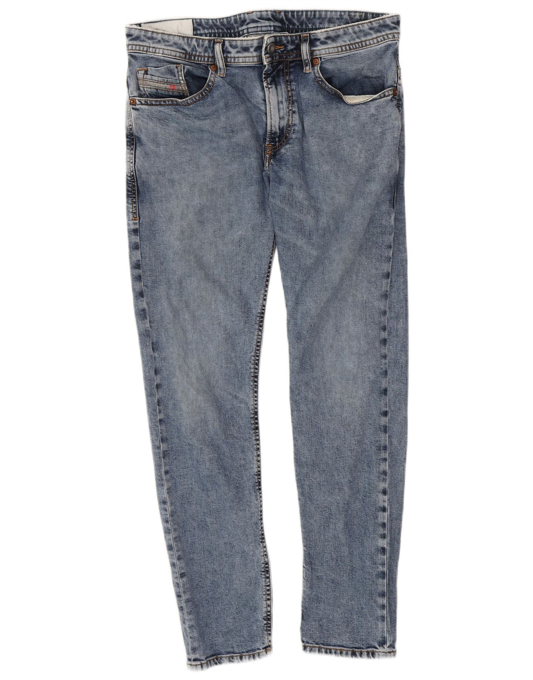 Diesel Mens Skinny Jeans W32 L29 Blue Cotton