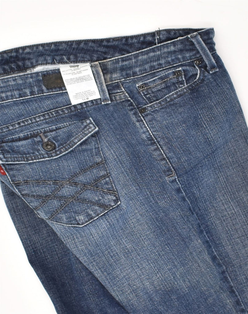 LEVI'S Womens Bootcut Jeans US 14 XL W36 L32  Blue Cotton | Vintage Levi's | Thrift | Second-Hand Levi's | Used Clothing | Messina Hembry 