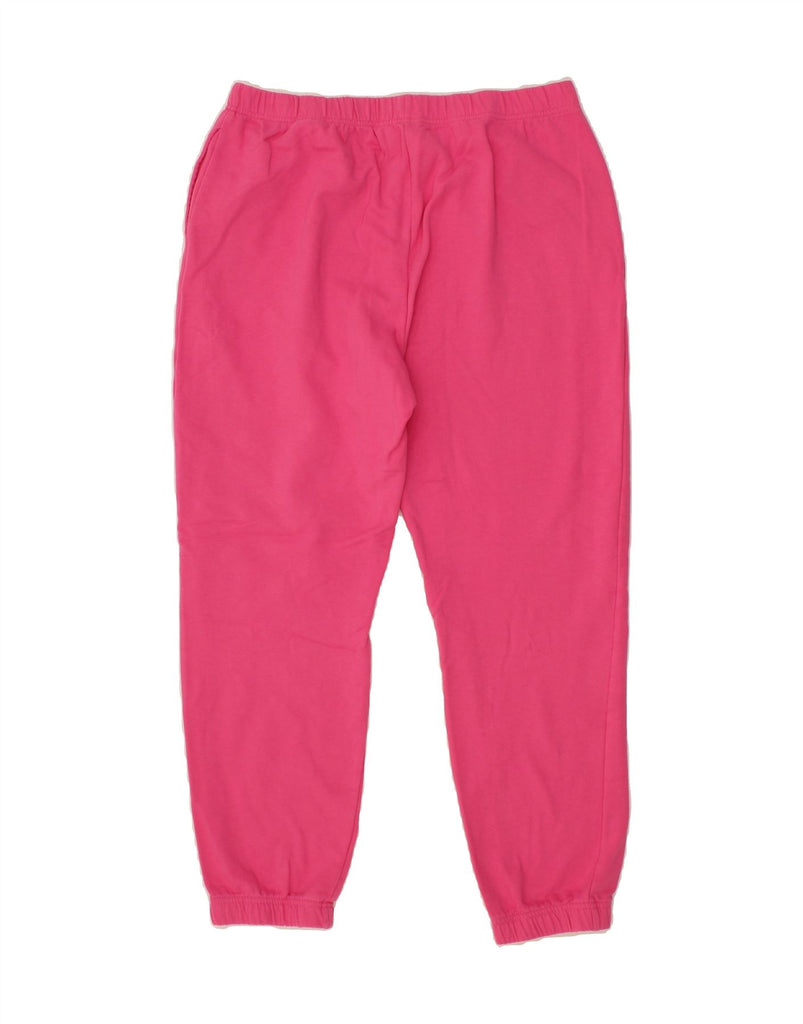 ONLY Womens Tracksuit Trousers Joggers UK 16 Large  Pink Cotton Vintage Only and Second-Hand Only from Messina Hembry 