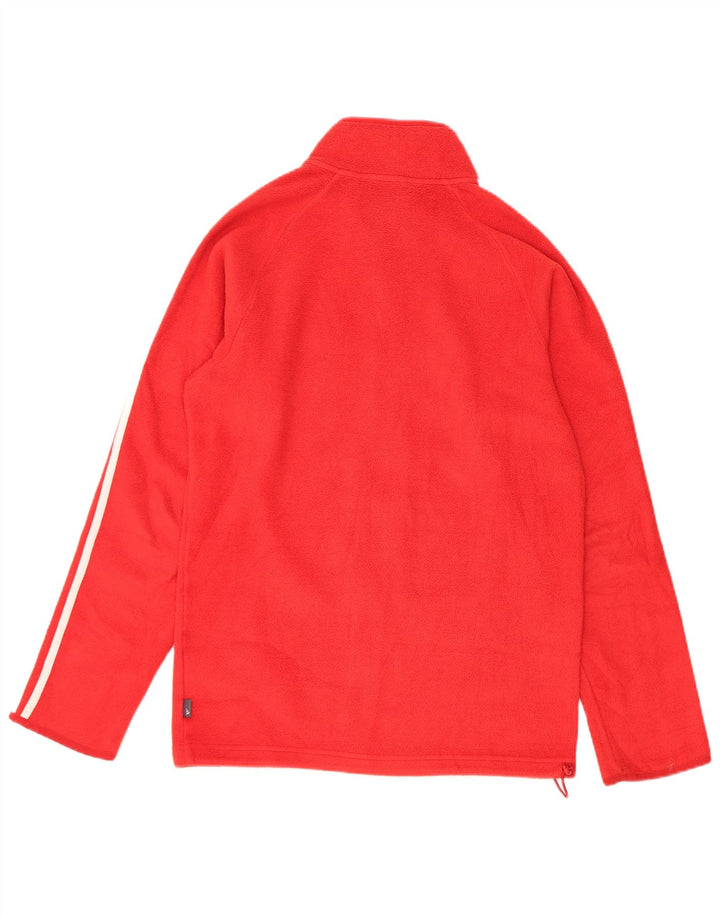 Adidas Mens Fleece Jacket UK 34 XS Red Polyester