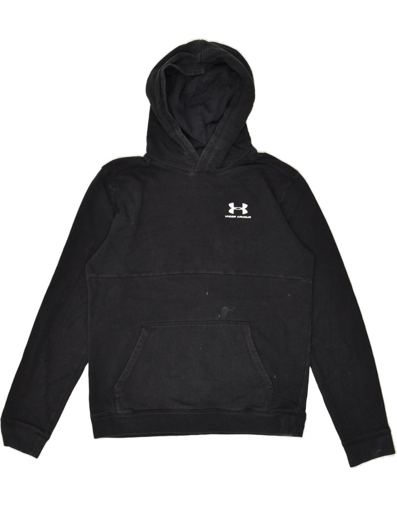 UNDER ARMOUR Boys Hoodie Jumper 15-16 Years XL  Black | Vintage Under Armour | Thrift | Second-Hand Under Armour | Used Clothing | Messina Hembry 