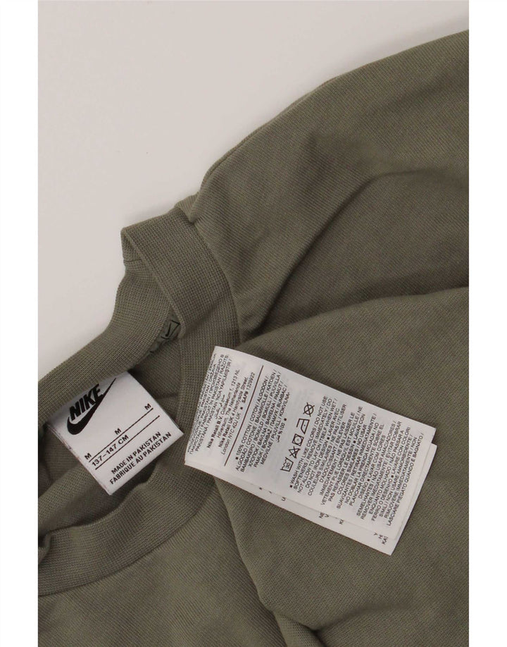 Nike Boys T-Shirt Top 10-11 Years Medium Khaki