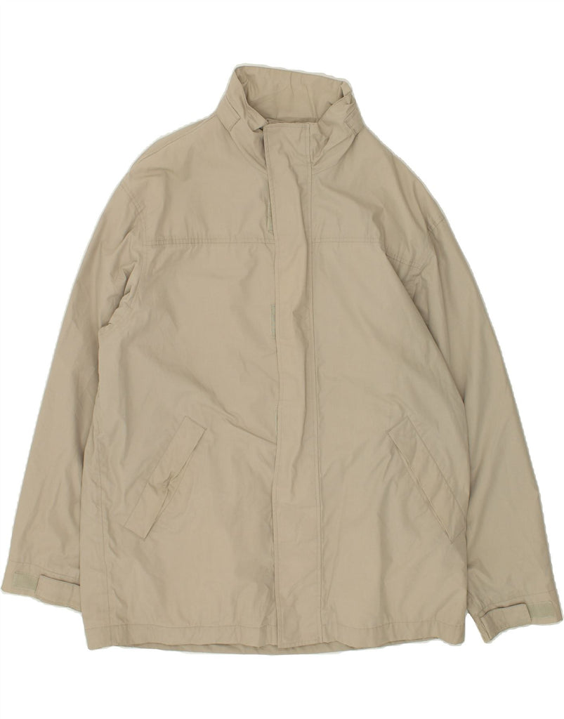 TIMBERLAND Mens Rain Jacket UK 40 Large Beige Cotton | Vintage Timberland | Thrift | Second-Hand Timberland | Used Clothing | Messina Hembry 