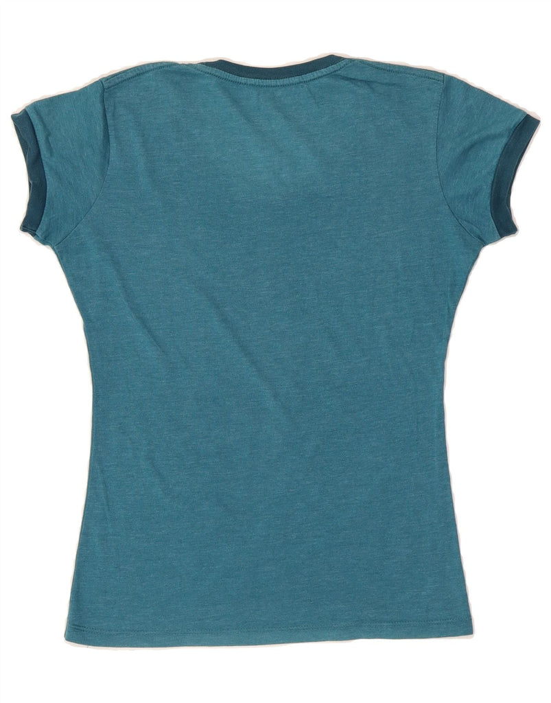 HARD ROCK CAFE Womens Berlin Graphic T-Shirt Top UK 10 Small Blue Cotton Vintage Hard Rock Cafe and Second-Hand Hard Rock Cafe from Messina Hembry 