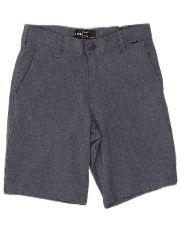 Hurley Boys Chino Shorts 10-11 Years Medium W26 Blue