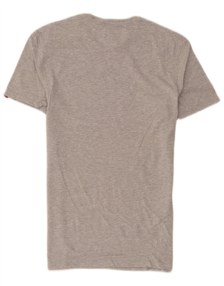 Levi's Mens T-Shirt Top Small Grey Flecked Cotton