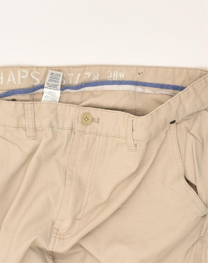 CHAPS Mens Straight Chino Trousers W38 L32 Beige Cotton | Vintage Chaps | Thrift | Second-Hand Chaps | Used Clothing | Messina Hembry 