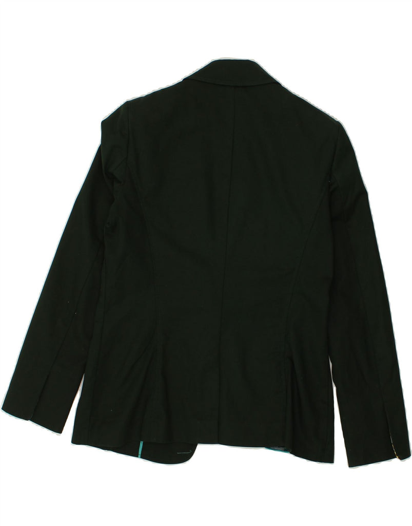 LUISA SPAGNOLI Womens 2 Button Blazer Jacket IT 46 Large Green | Vintage Luisa Spagnoli | Thrift | Second-Hand Luisa Spagnoli | Used Clothing | Messina Hembry 