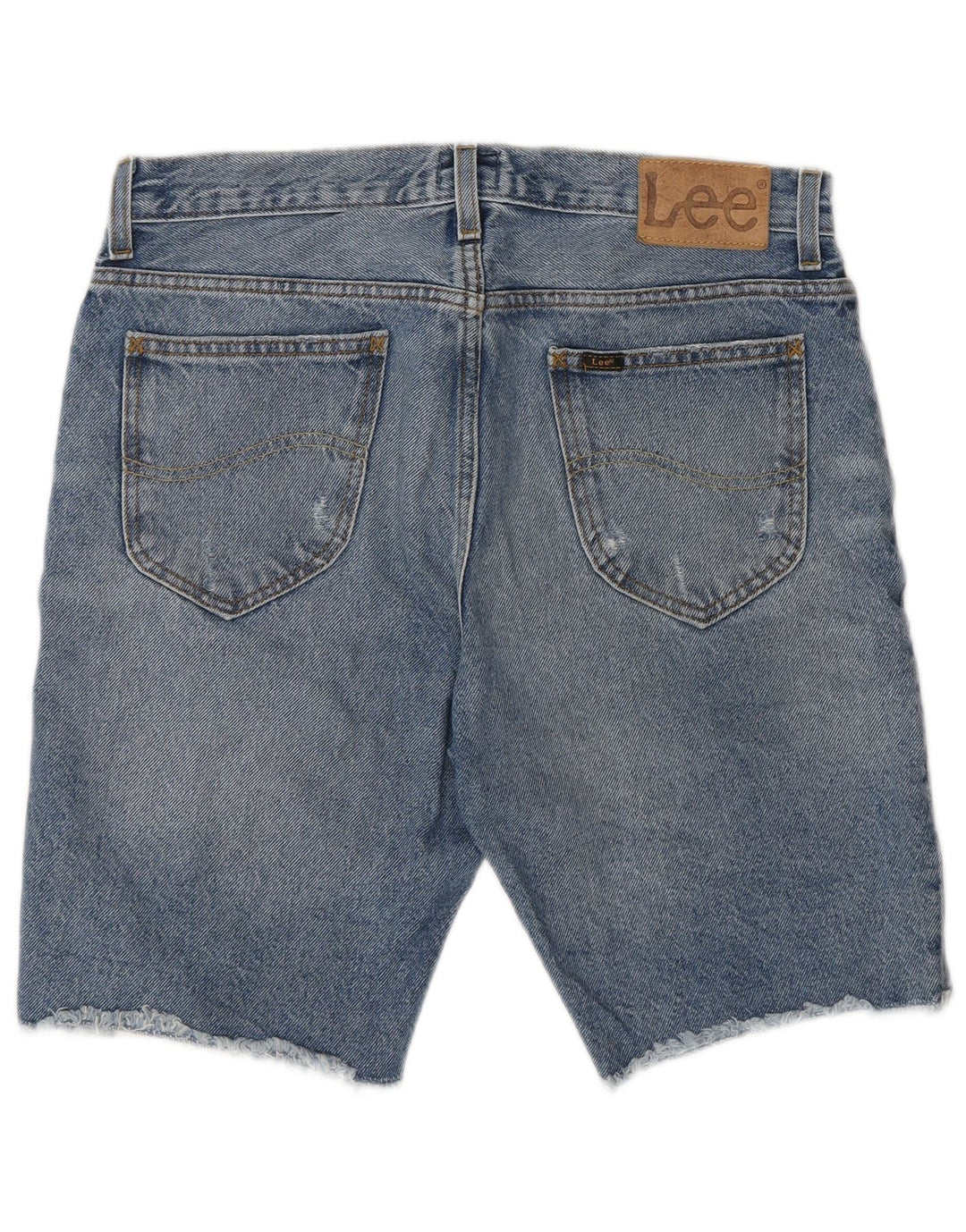 Lee Mens Denim Shorts W30 Medium Blue Cotton