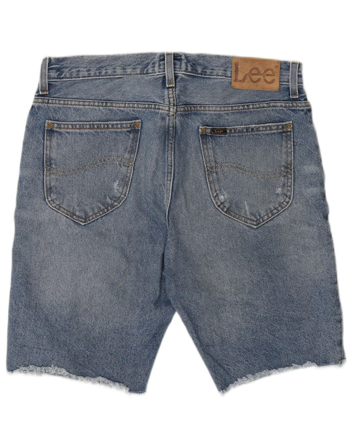 Lee Mens Denim Shorts W30 Medium Blue Cotton