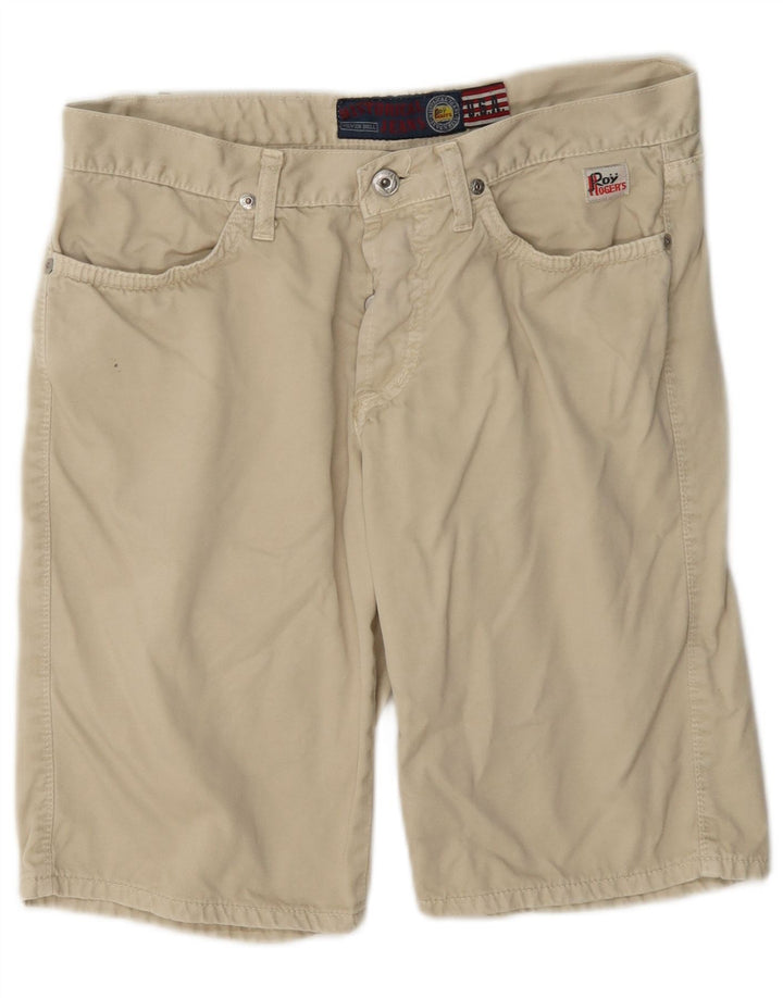 Roy Rogers Mens Casual Shorts W30 Medium Beige