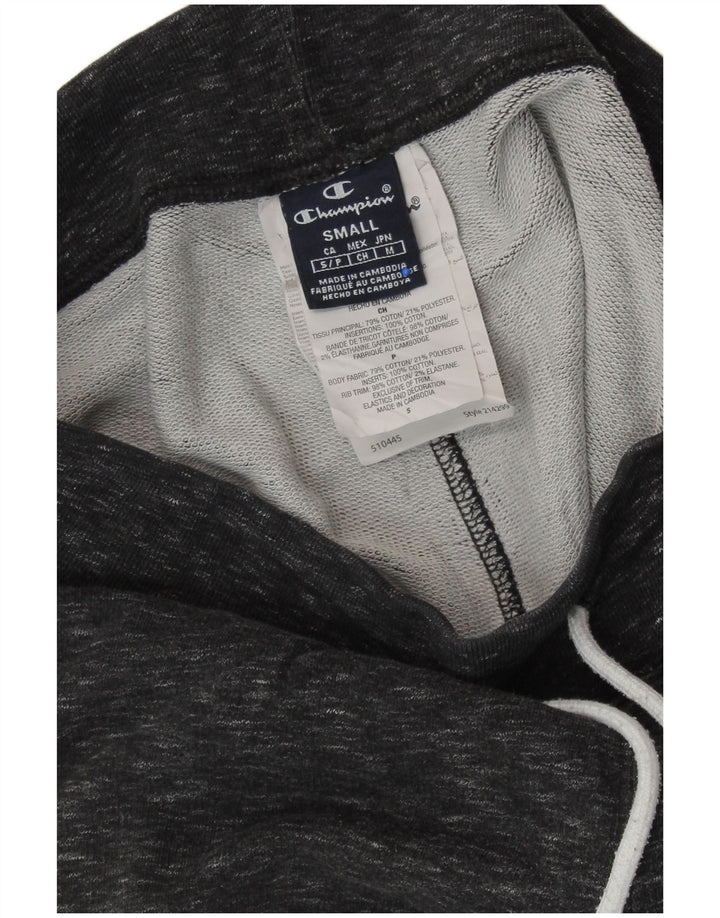 CHAMPION Mens Tracksuit Trousers Joggers Small  Grey Flecked Cotton