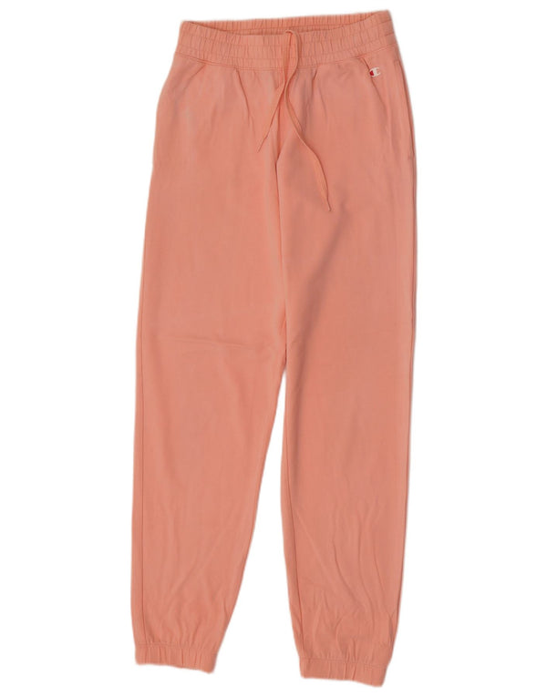 Champion Womens Tracksuit Trousers Joggers UK 6 XS  Pink Cotton