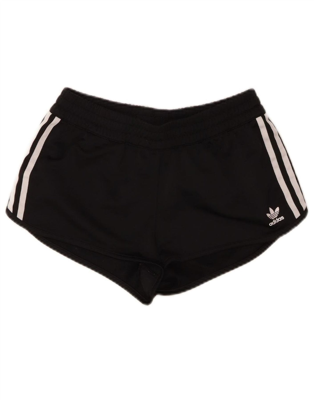 ADIDAS Womens Sport Shorts UK 14 Medium Black Polyester