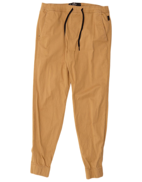 Hollister Mens Joggers Chino Trousers Small W29 L28 Beige Cotton