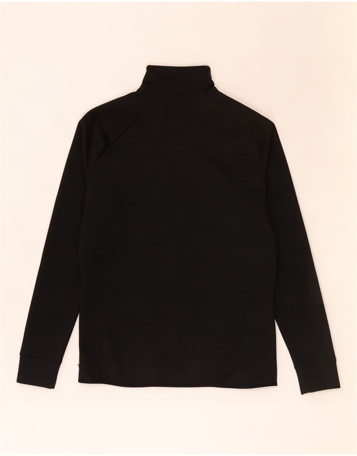 Adidas Womens Climalite Tracksuit Top Jacket UK 12/14 Medium Black