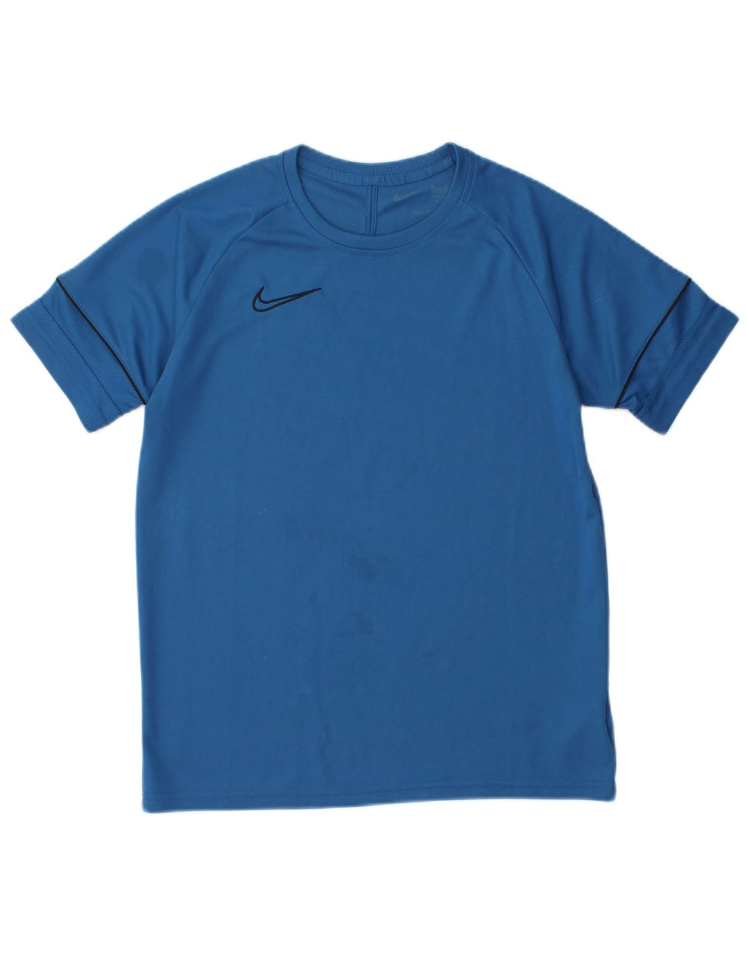 NIKE Boys Dri Fit T-Shirt Top 13-14 Years XL Blue Polyester Sports