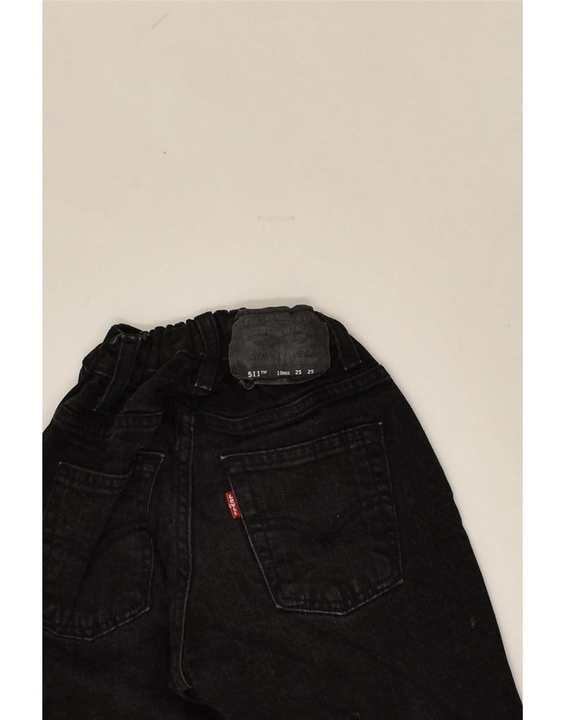 LEVI'S Boys 511 Straight Jeans 9-10 Years W25 L25 Black Cotton | Vintage Levi's | Thrift | Second-Hand Levi's | Used Clothing | Messina Hembry 