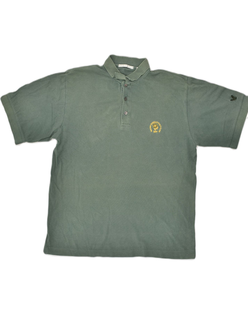 LYLE & SCOTT Mens Polo Shirt Large Green | Vintage Lyle & Scott | Thrift | Second-Hand Lyle & Scott | Used Clothing | Messina Hembry 