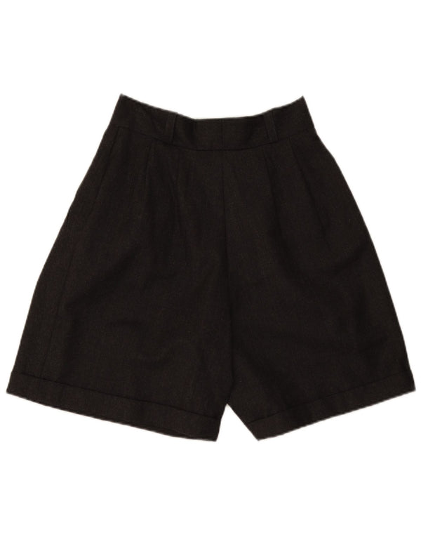 Norton & Wilson Womens High Waist Casual Shorts IT 44 Medium W26 Grey