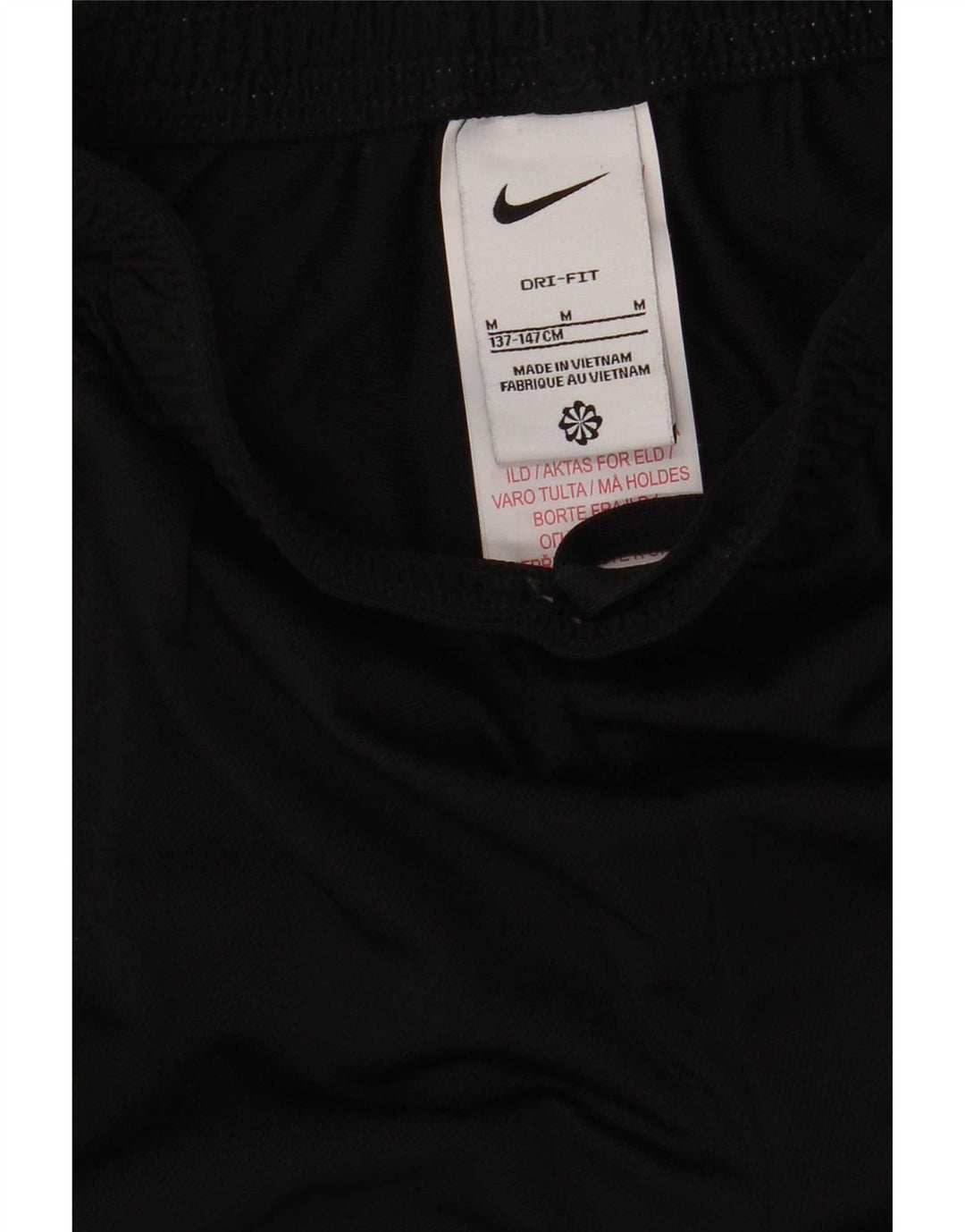 Nike Boys Tracksuit Trousers 10-11 Years Medium Black Polyester