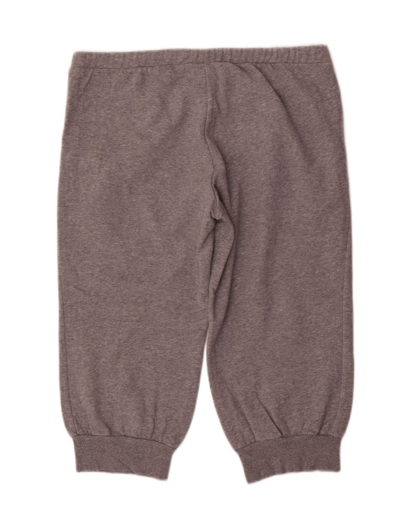 Puma Womens Capri Tracksuit Trousers Joggers UK 16 Large Grey Cotton