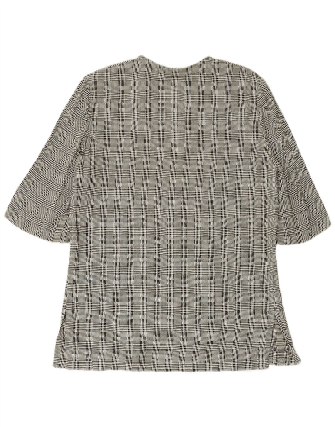 LUISA SPAGNOLI Womens 3/4 Sleeve Blazer Jacket IT 46 Large Green Check