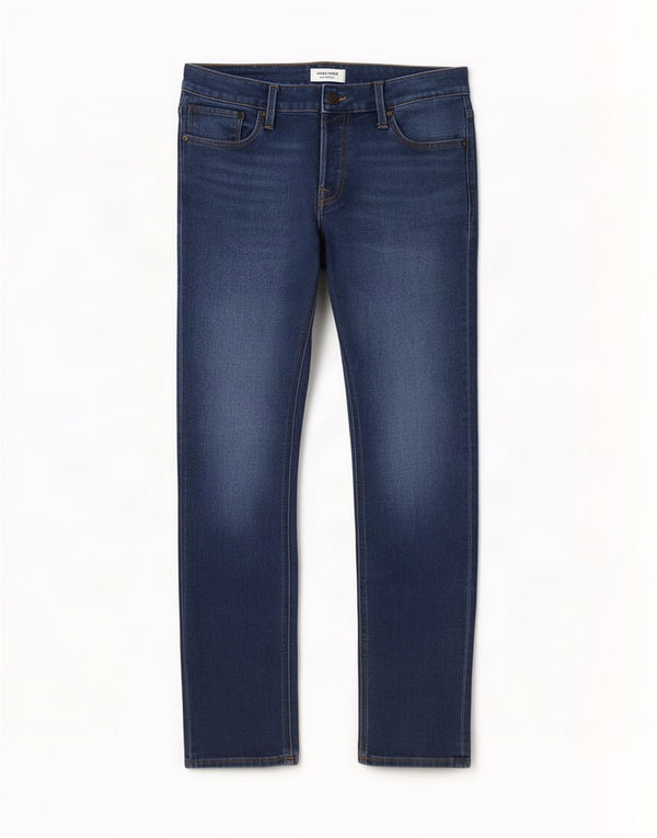 Jack & Jones Mens Straight Jeans W33 L32 Blue Cotton