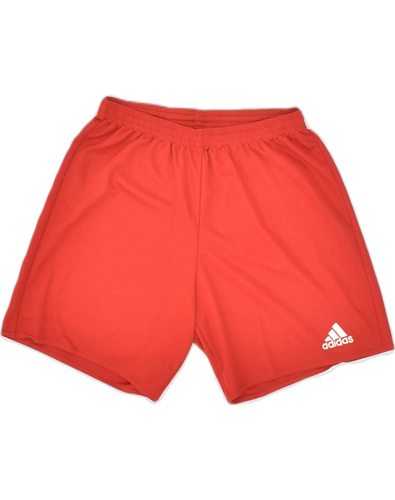 ADIDAS Mens Sport Shorts Medium Red Polyester | Vintage Adidas | Thrift | Second-Hand Adidas | Used Clothing | Messina Hembry 