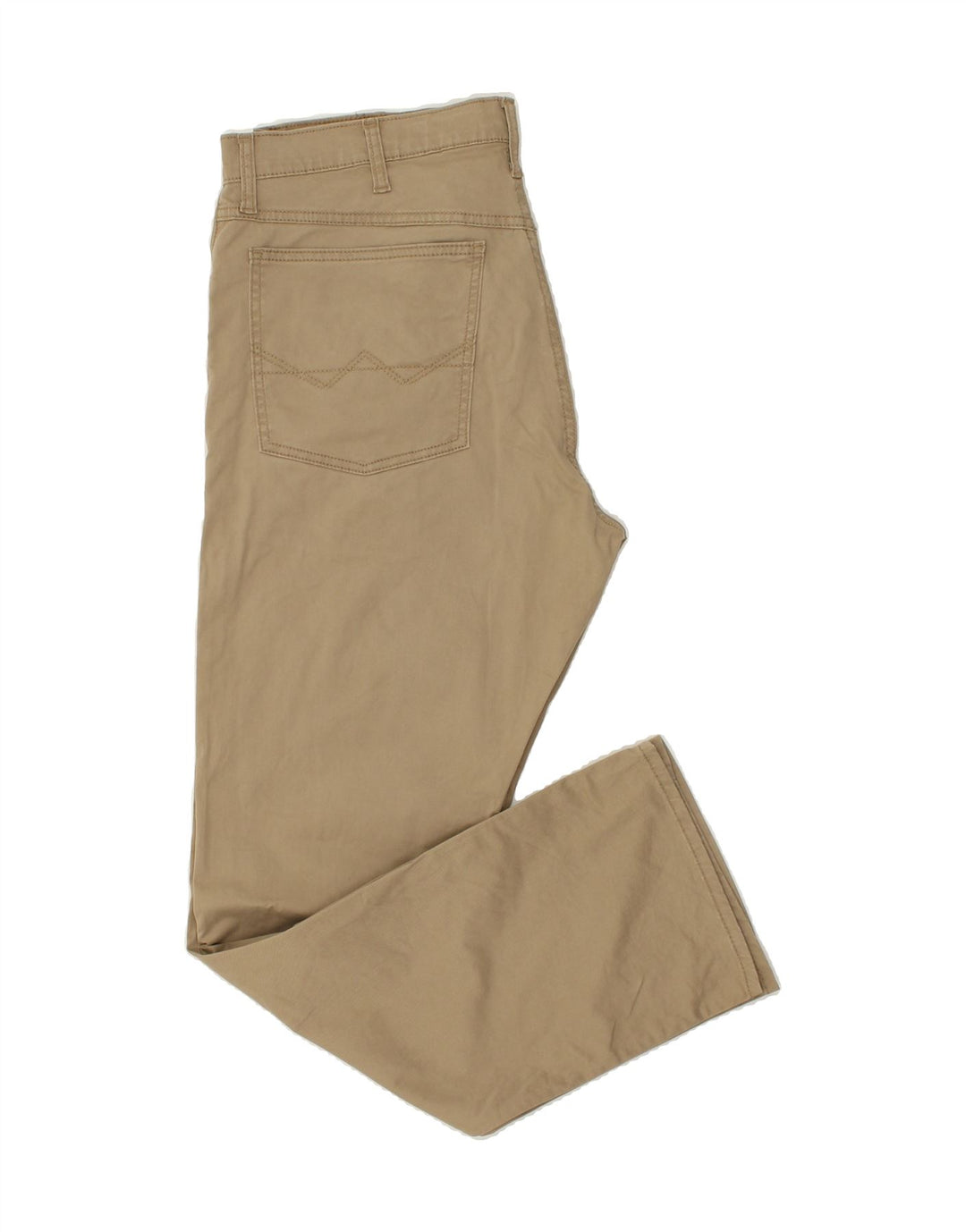 WRANGLER Mens Straight Casual Trousers W36 L31 Brown Vintage Wrangler and Second-Hand Wrangler from Messina Hembry 