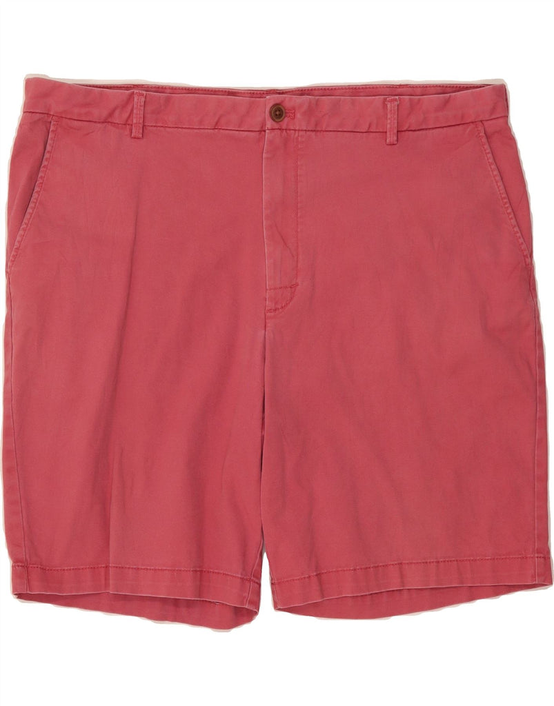 IZOD Mens Salt Water Chino Shorts W42 2XL Red Cotton Vintage Izod and Second-Hand Izod from Messina Hembry 