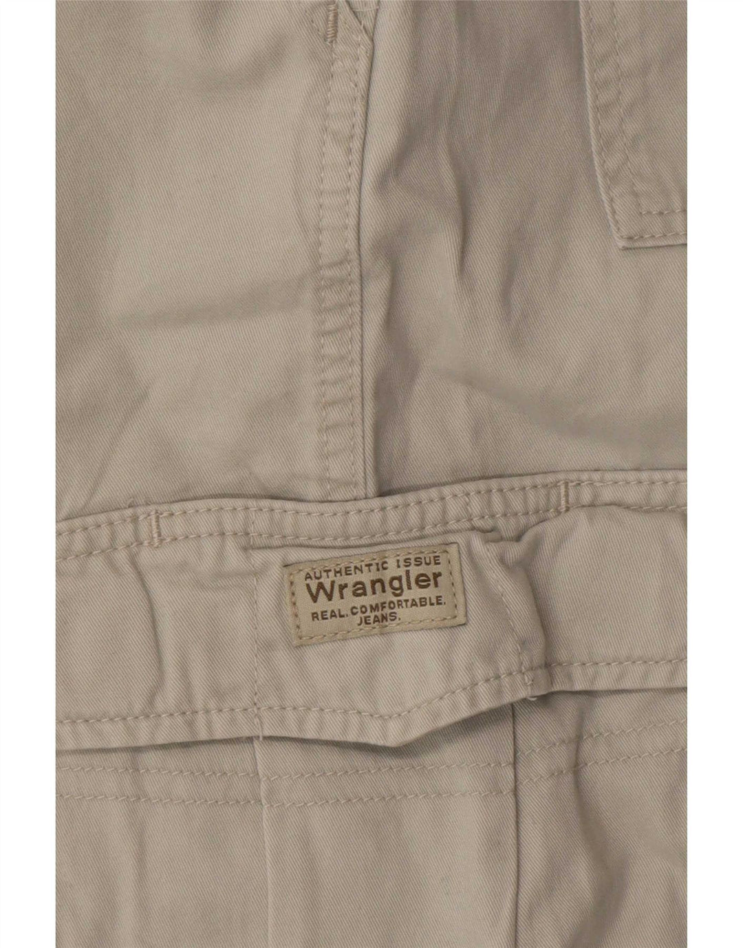 Wrangler Mens Cargo Shorts Large W36 Grey Cotton