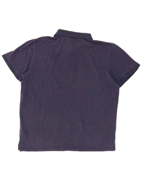 Gant Mens Regular Fit Polo Shirt 2XL Navy Blue Cotton