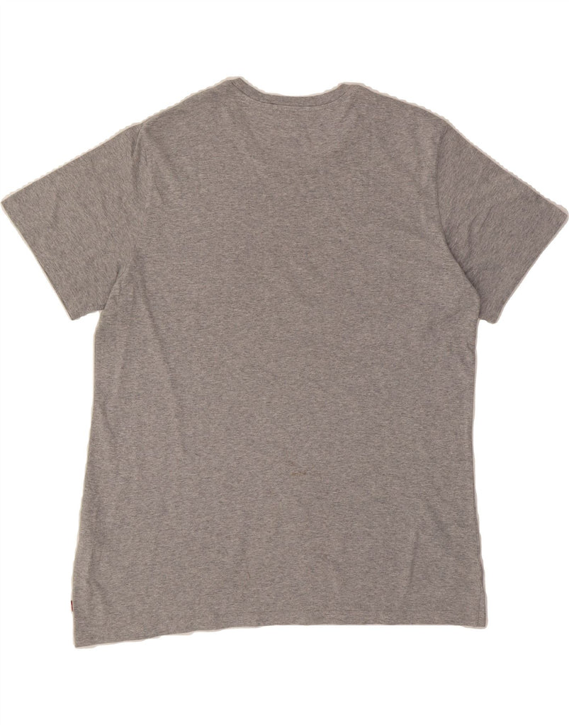 LEVI'S Mens Graphic T-Shirt Top XL Grey Cotton Vintage Levi's and Second-Hand Levi's from Messina Hembry 