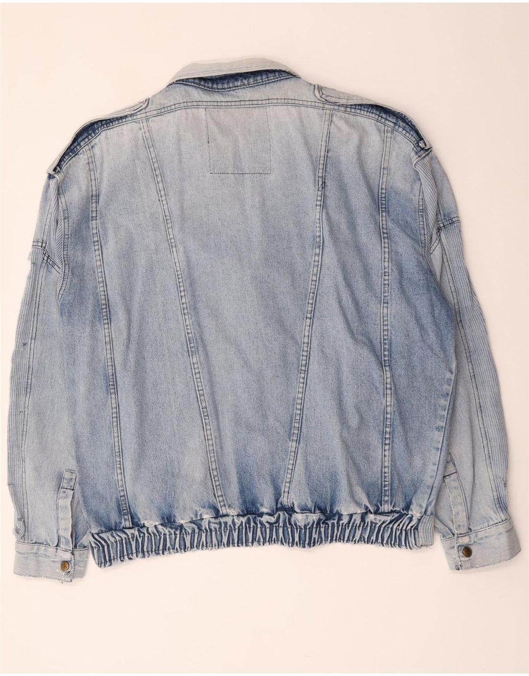 POP 84 Mens Denim Jacket UK 42 XL Blue