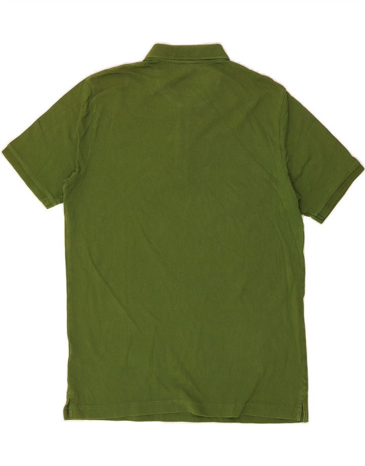 DACK'S Mens Polo Shirt Large Green Cotton Vintage Dack's and Second-Hand Dack's from Messina Hembry 