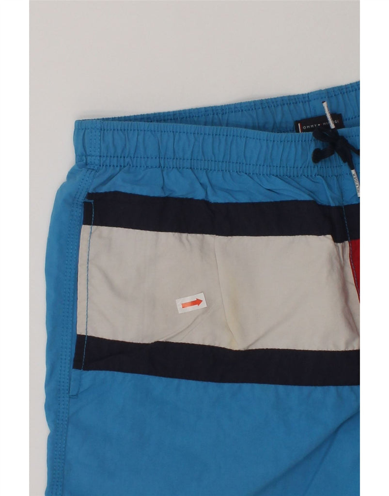 TOMMY HILFIGER Boys Sport Shorts 14-15 Years Blue Polyamide | Vintage Tommy Hilfiger | Thrift | Second-Hand Tommy Hilfiger | Used Clothing | Messina Hembry 