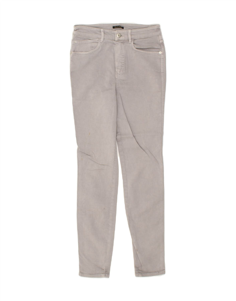 MASSIMO DUTTI Womens Skinny Casual Trousers EU 38 Medium W28 L30 Grey | Vintage Massimo Dutti | Thrift | Second-Hand Massimo Dutti | Used Clothing | Messina Hembry 