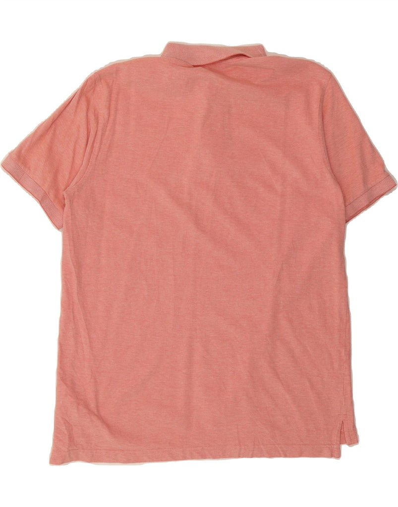 IZOD Mens Polo Shirt Large Pink Cotton Vintage Izod and Second-Hand Izod from Messina Hembry 